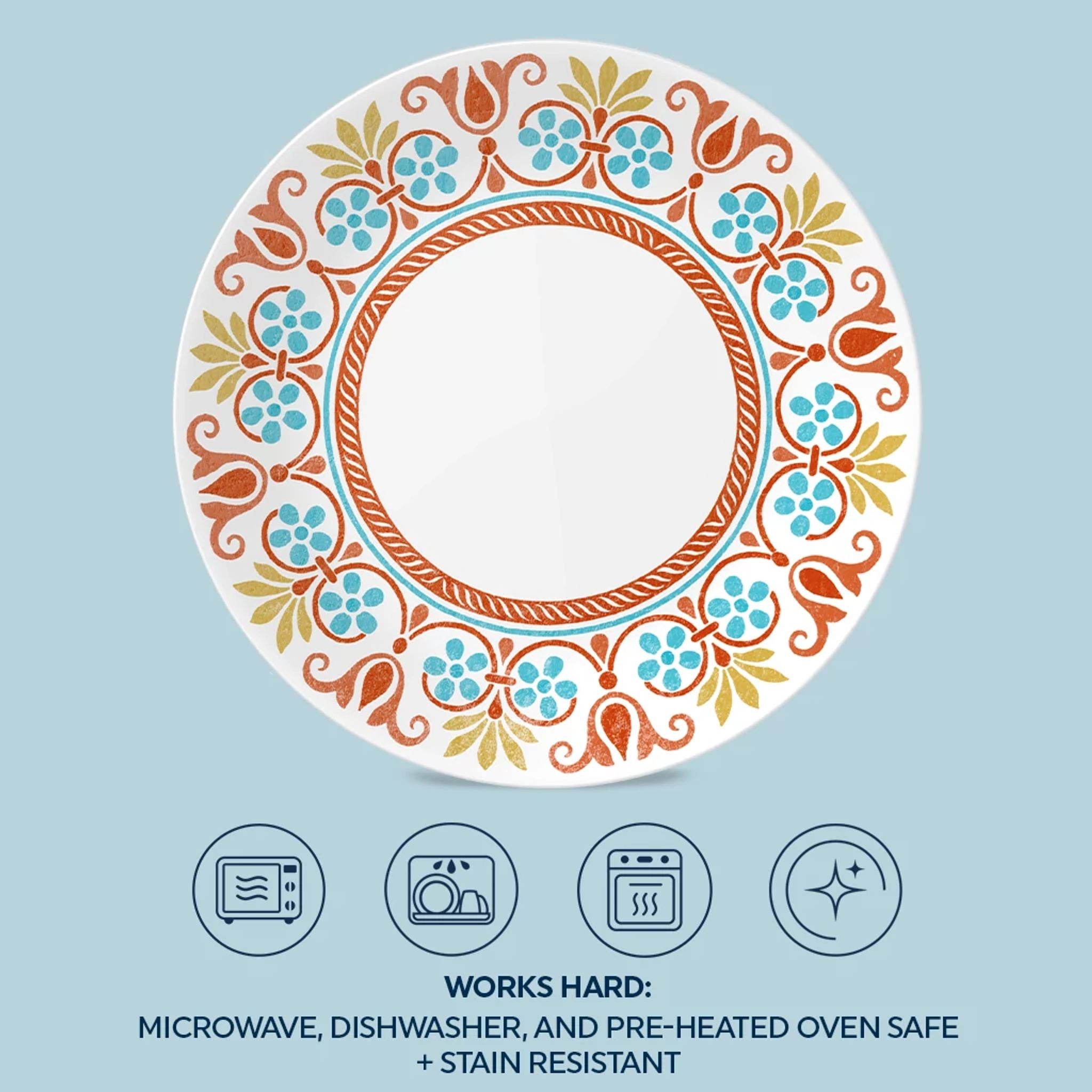 Corelle® Global Collection Terracotta Dreams 10.25 Dinner Plate - Image 3