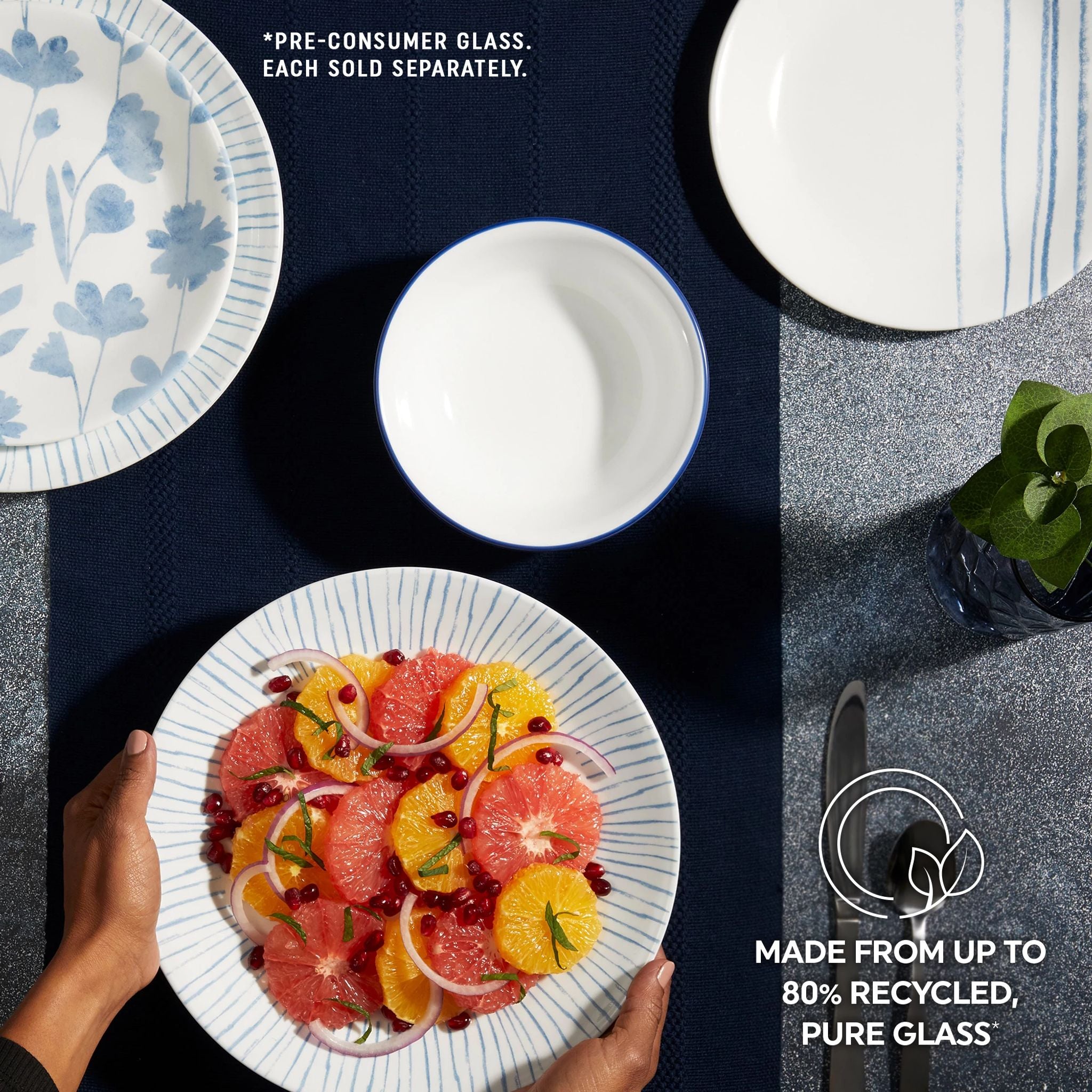 Corelle® Botanical Stripes 10.25 Dinner Plate - Image 6
