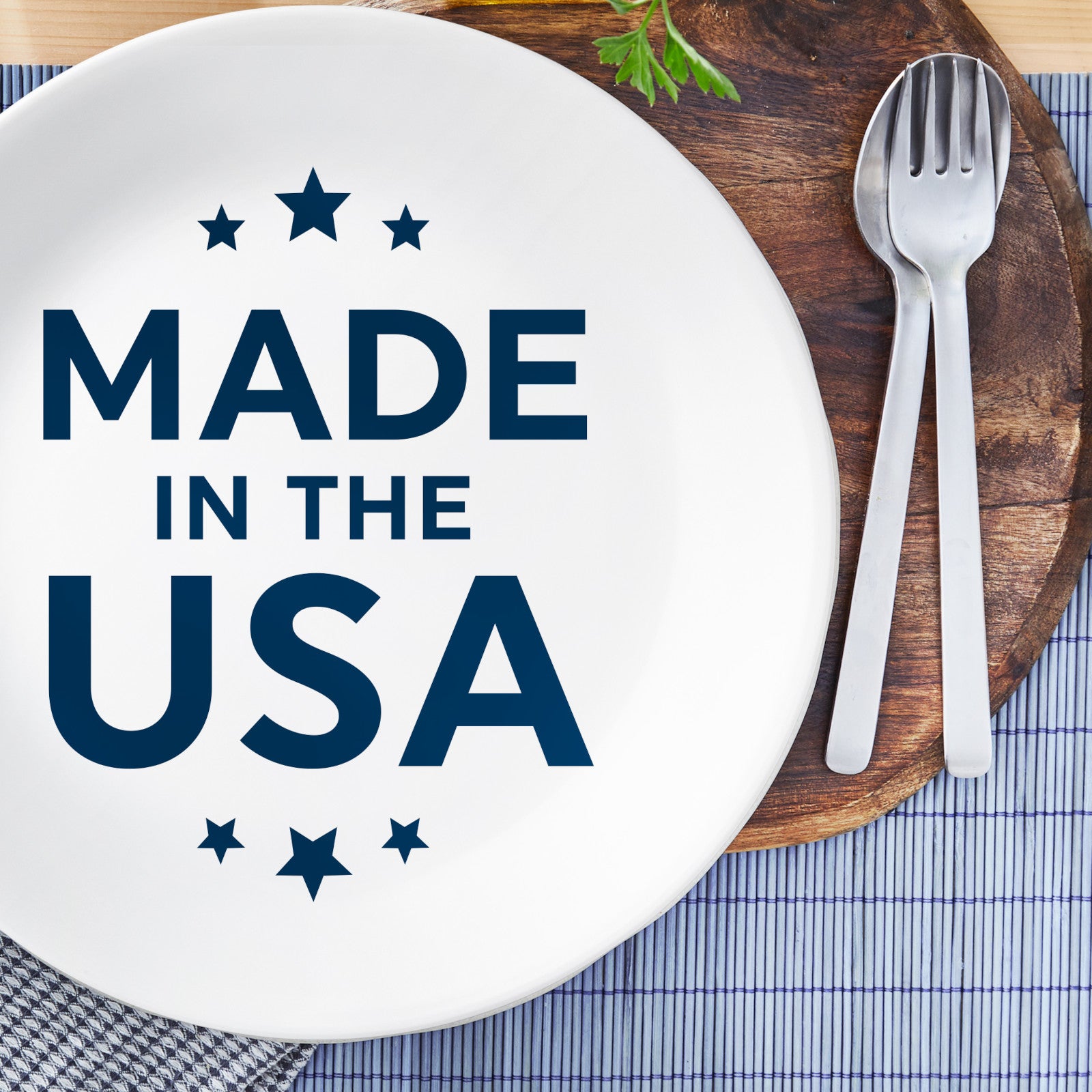 Corelle® Cobalt Circles 6.75 Appetizer Plate - Image 6
